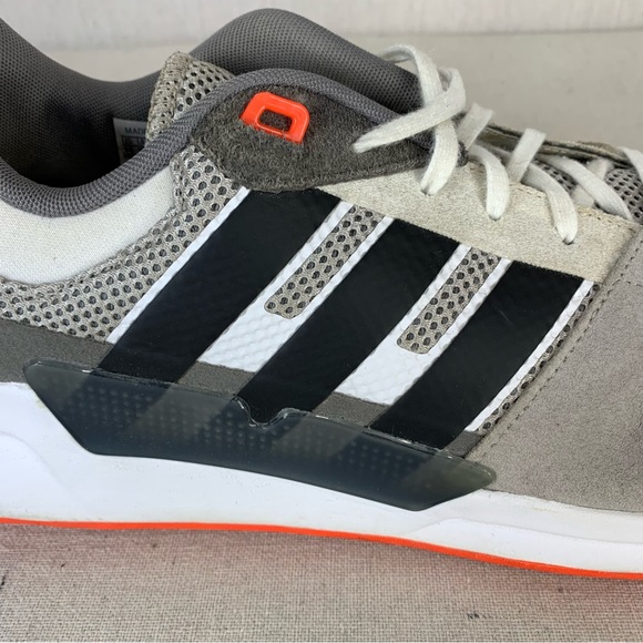 Adidas~Men’s Run‎ 90s Grey/Solar Red Athletic/Running Shoes~Sz 14 - Picture 11 of 15